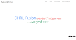 Desktop Screenshot of fusiondemo.dhru.com